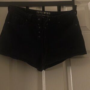 Idyllwind Women's Lace-Up Black Jeans